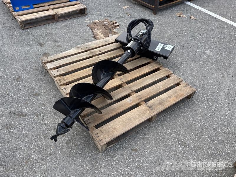  GIYI 12 in Mini Skid Steer Auger (Unused) Tarière