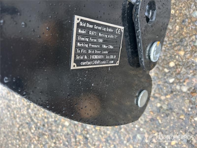  GIYI GY-CLG72 72 in Log Skid Steer Grapple (Unused Gripere