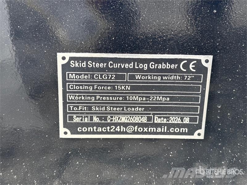 GIYI GY-CLG72 72 in Log Skid Steer Grapple (Unused Griebtuvai