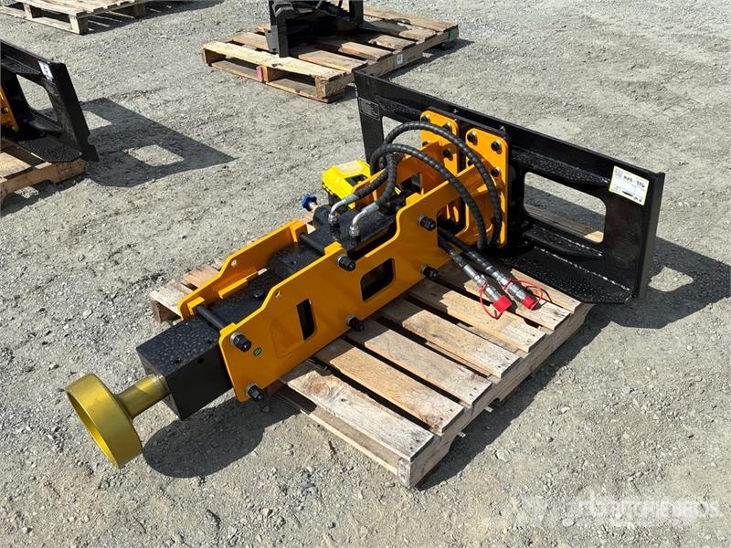 GIYI GY-D680 Skid Steer Post Driver (Unused) Equipement de clôture