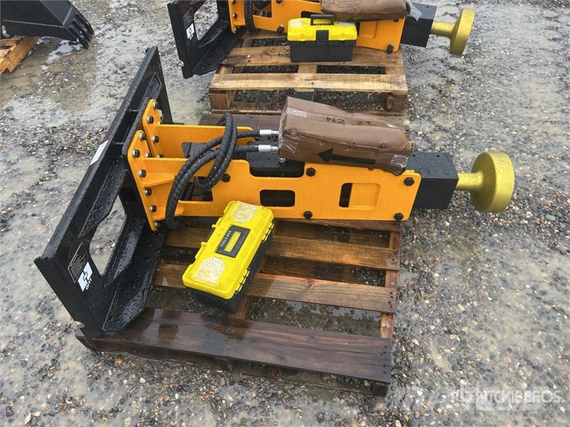 GIYI GY-D680 Skid Steer Post Driver (Unused) Equipamentos de vedação