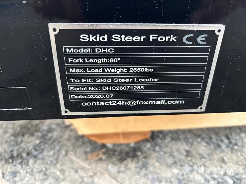  GIYI GY-DHC 59 in Skid Steer Forks (Unused) Vidlica