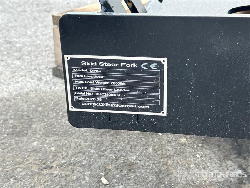 GIYI GY-DHC 59 in Skid Steer Forks (Unused) Tõstekahvlid