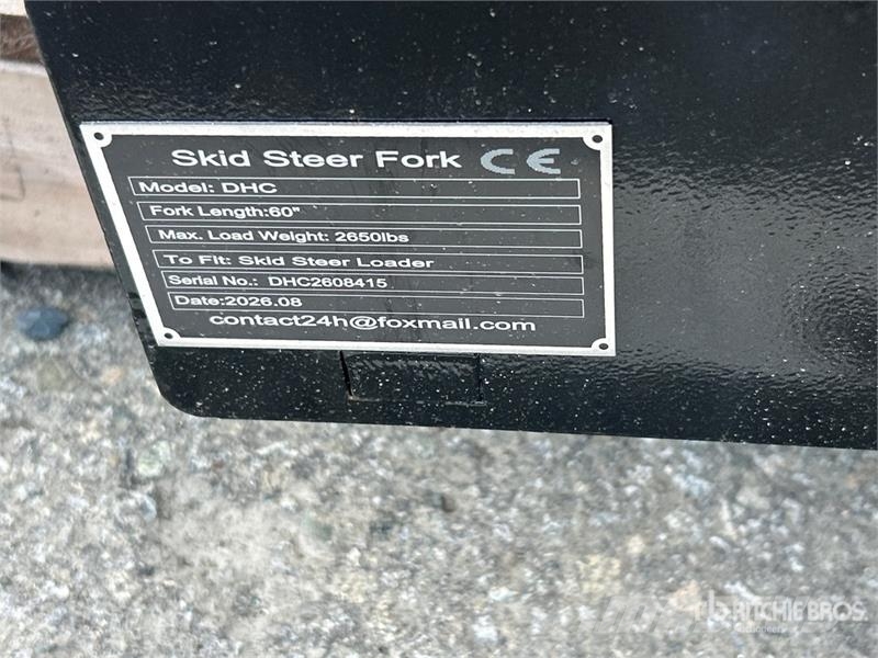  GIYI GY-DHC 59 in Skid Steer Forks (Unused) Tõstekahvlid