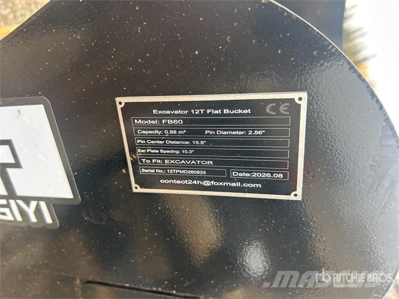  GIYI GY-FB60 0.88 m3 Cleanup Excavator Bucket - Fi Kašike / Korpe