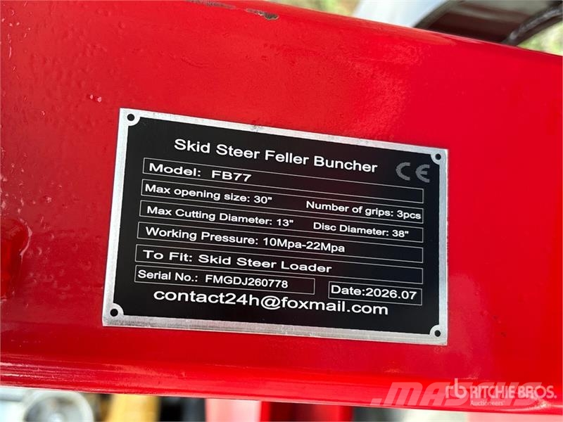 GIYI GY-FB77 30 in Skid Steer Feller Buncher (Unus Muu