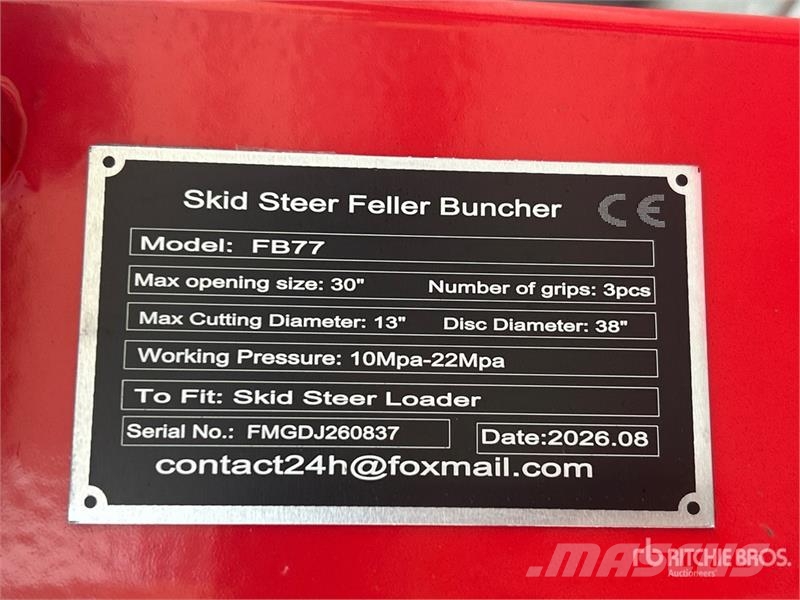 GIYI GY-FB77 30 in Skid Steer Feller Buncher (Unus Gradbeništvo - drugo