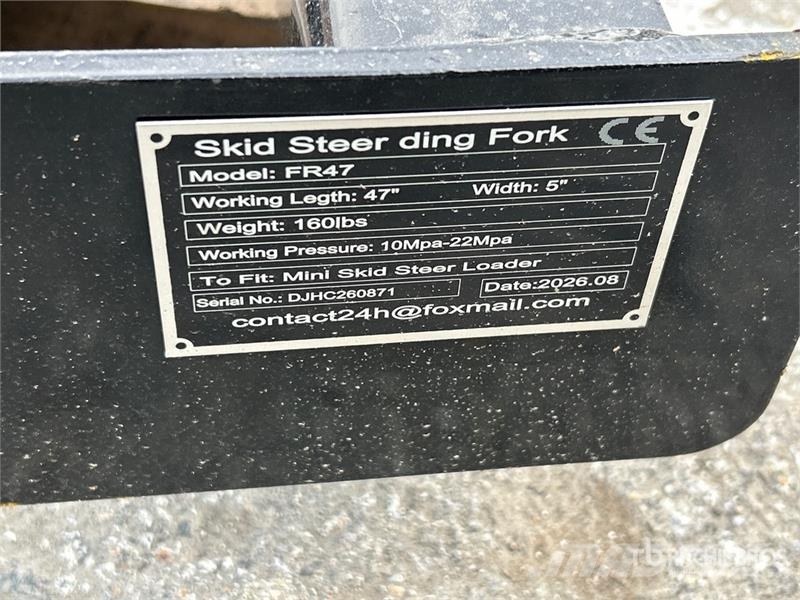 GIYI GY-FR47 29 in Mini Dingo Skid Steer Forks (Un Tõstekahvlid