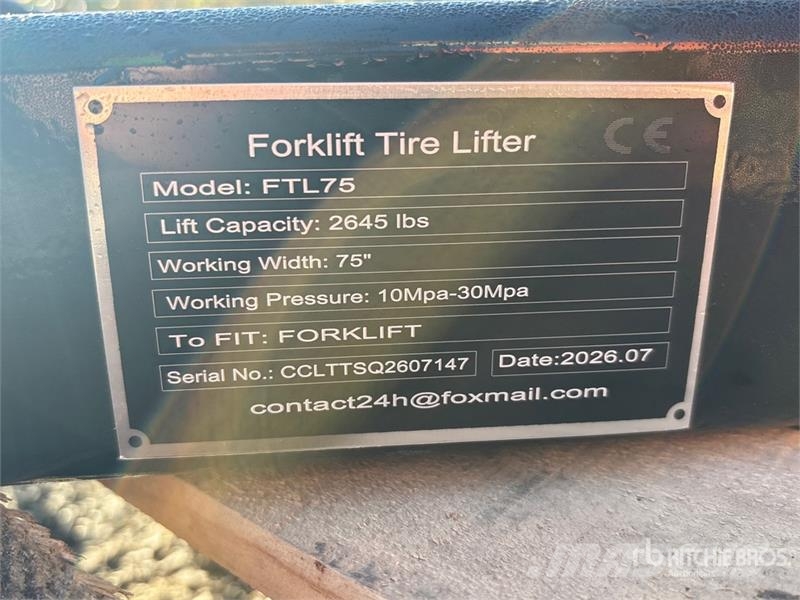  GIYI GY-FTL75 75 in Forklift Tire Lifter (Unused) Annet ekstrautstyr og deler