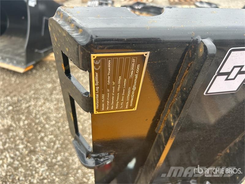 GIYI GY-HLS82 25 in Skid Steer Log Splitter (Unuse Holzspalter