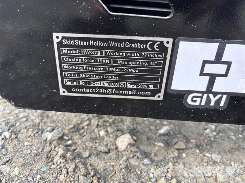 GIYI GY-HWG72 72 in Skeleton Skid Steer Grapple Bu Грейферы