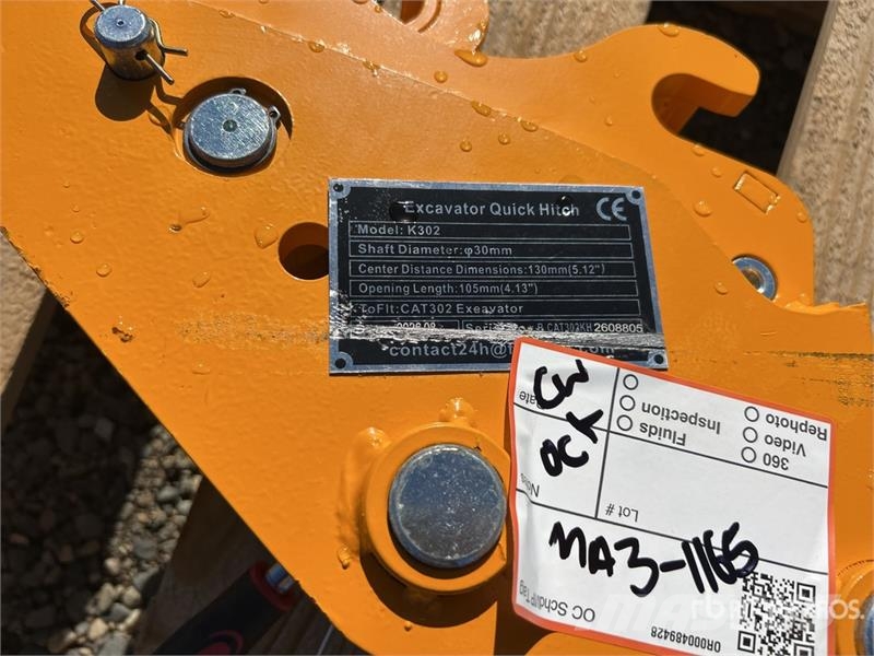  GIYI GY-K302 Excavator Coupler (Unused) موصلات سريعة