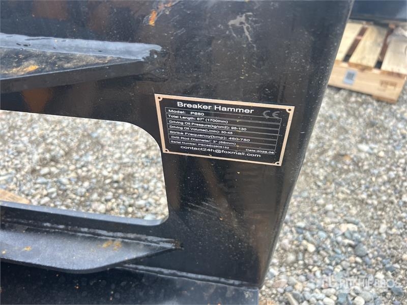  GIYI GY-P680 Skid Steer Breaker (Unused) Martillos hidráulicos