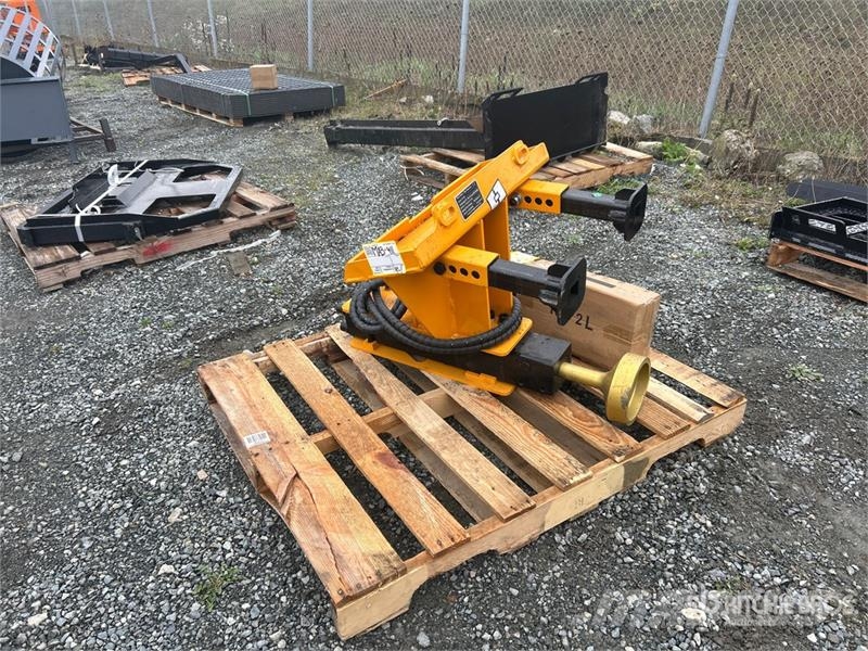 GIYI GY-PH198 Mini Skid Steer Post Driver (Unused) Fencing equipment