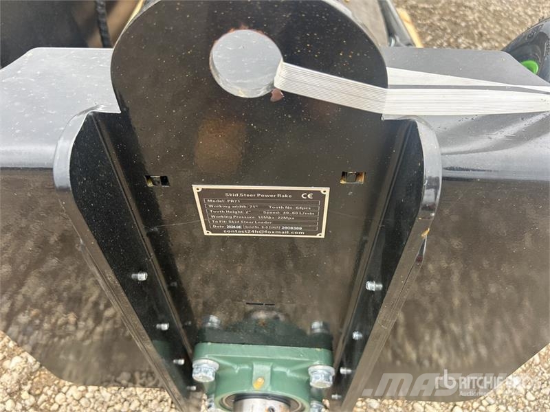 GIYI GY-PR71 71 in Skid Steer Power Rake (Unused) Obracače a zhrabovače sena
