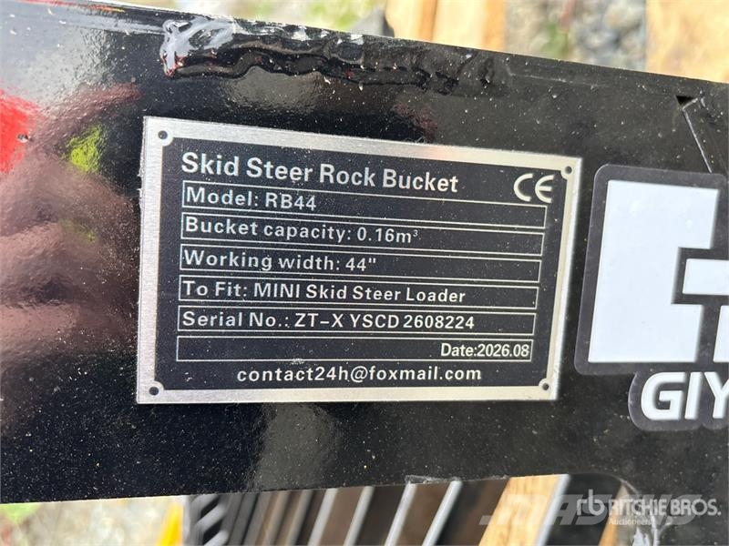 GIYI GY-RB44 42 in Skeleton Mini Skid Steer Bucket Schaufeln