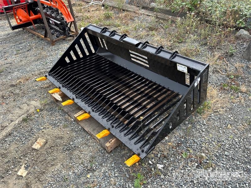 GIYI GY-RB66 68 in Rock Skid Steer Bucket (Unused) 버켓