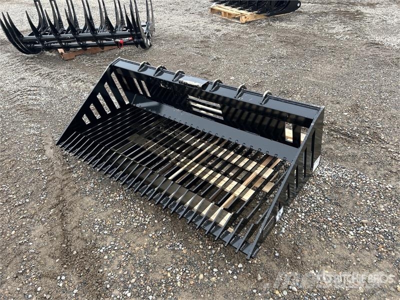  GIYI GY-RB66N 66 in Rock Skid Steer Bucket (Unused バケット