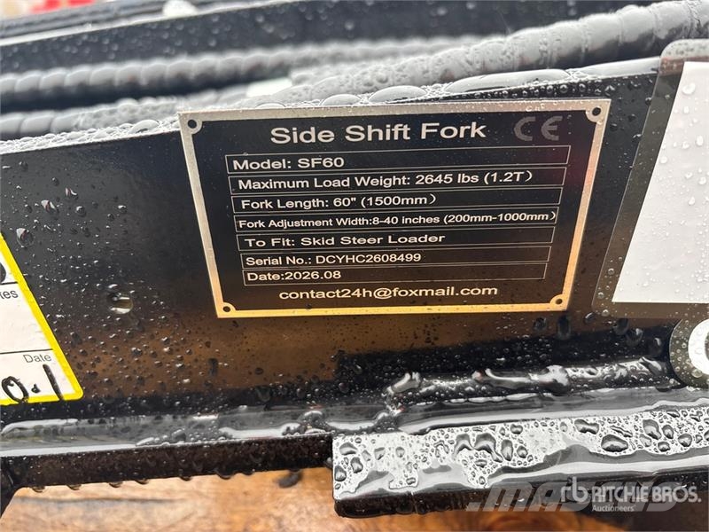 GIYI GY-SF60 59 in Skid Steer Forks (Unused) Trukkihaarukat