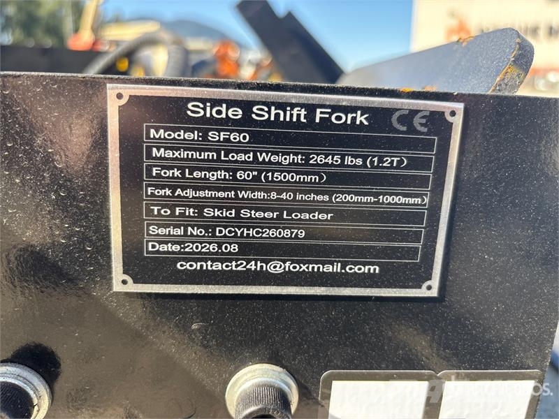 GIYI GY-SF60 60 in Skid Steer Forks (Unused) Forks