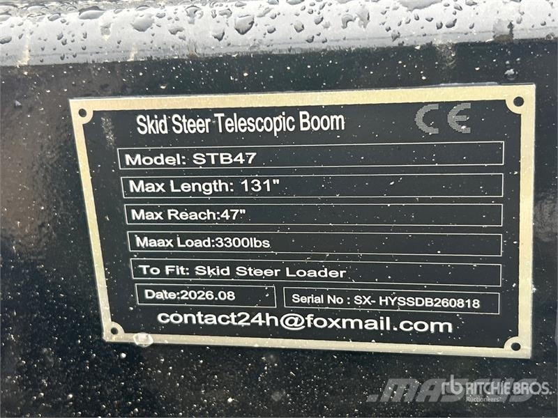 GIYI GY-STB47 131 in Telescopic Skid Steer Boom (U Other