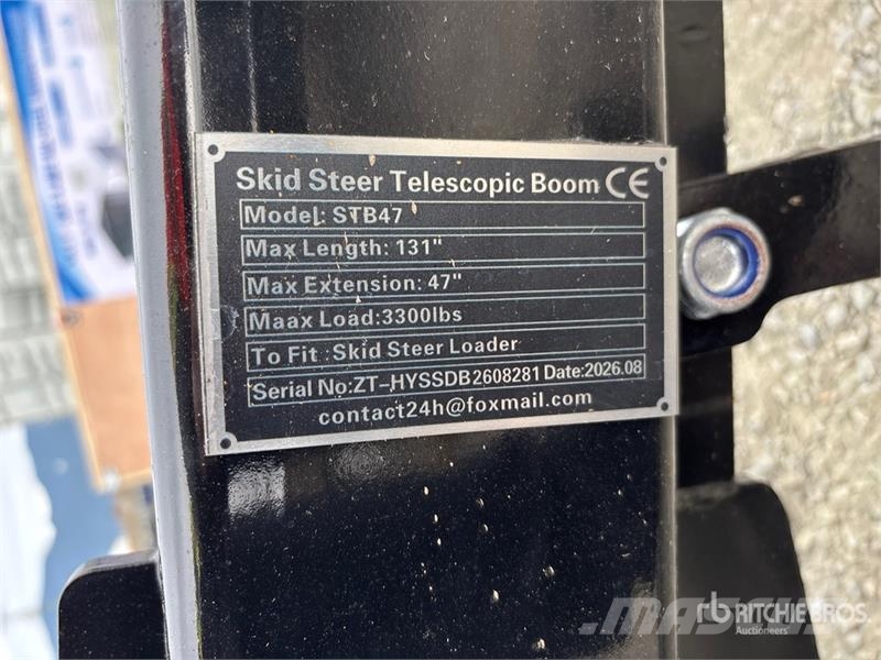GIYI GY-STB47 131 in Telescopic Skid Steer Boom (U Κατασκευές - Άλλα