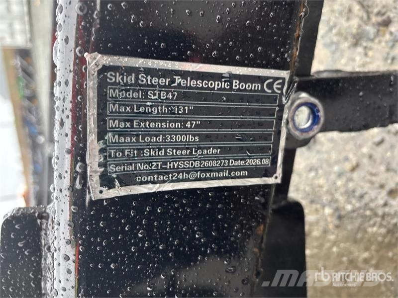  GIYI GY-STB47 131 in Telescopic Skid Steer Boom (U Κατασκευές - Άλλα