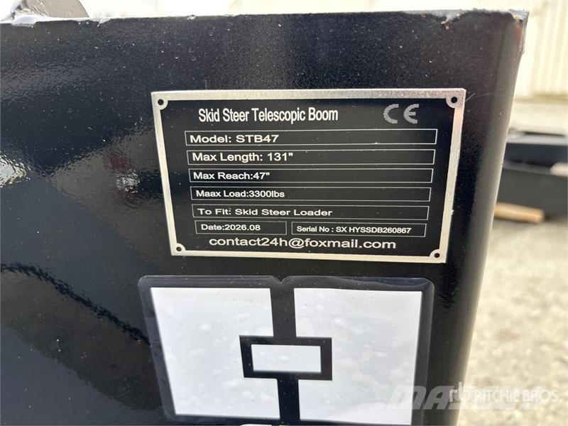 GIYI GY-STB47 131 in Telescopic Skid Steer Boom (U Other