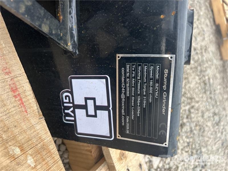  GIYI GY-SZYMJ Mini Skid Steer Stump Grinder (Unuse Augsnes frēzes