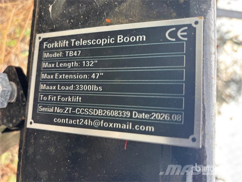 GIYI GY-TB47 132 in 3300 lb Forklift Telescopic Bo Компоненты строительной техники