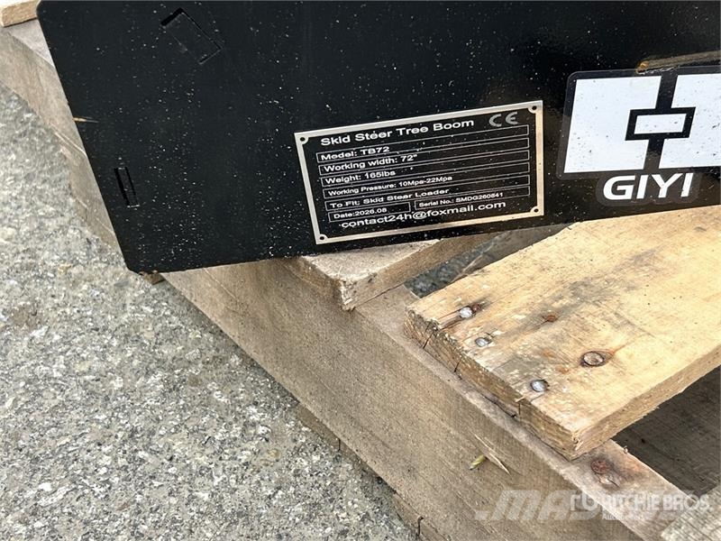 GIYI GY-TB72 Skid Steer Tree Boom (Unused) Other components
