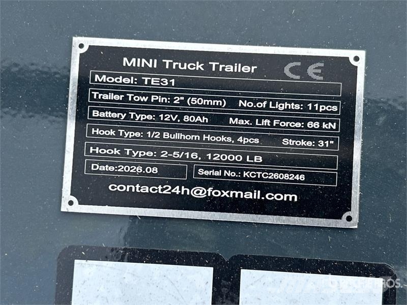 GIYI GY-TE780 Hydraulic Fifth Wheel Wrecker Attach Other components