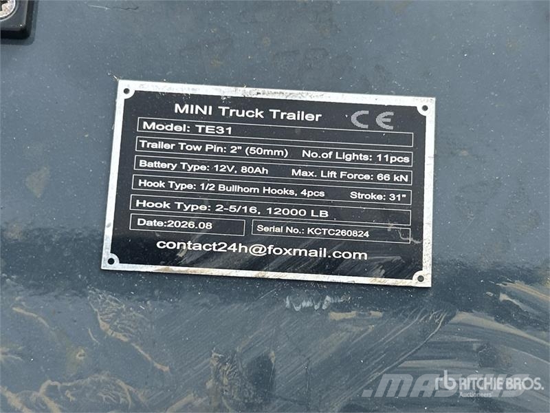 GIYI GY-TE780 Hydraulic Fifth Wheel Wrecker Attach Other components
