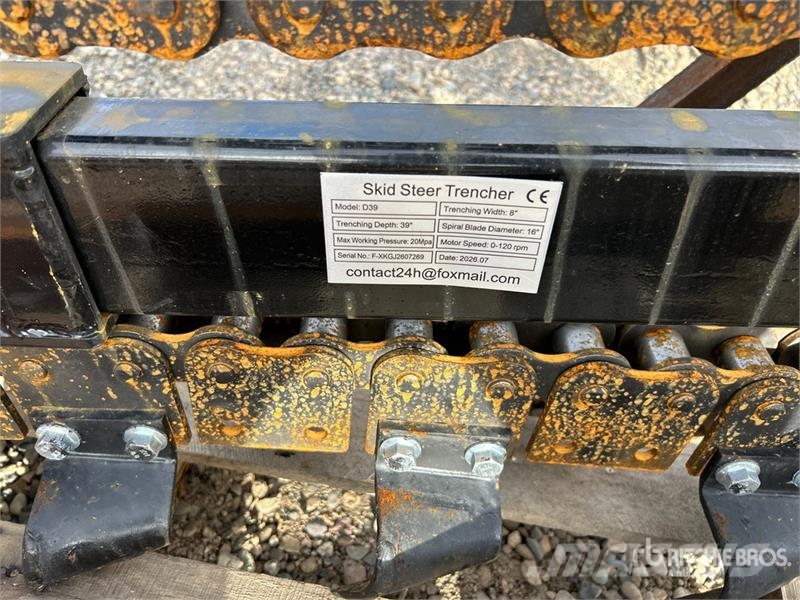 GIYI GY-X39 39 in Mini Skid Steer Trencher (Unused Rovokopači freze za kanale Trenčeri