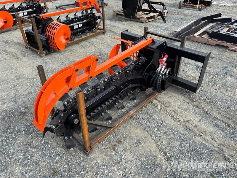 GIYI GY-Y D380 36 in Skid Steer Trencher (Unused) Grabenfräse