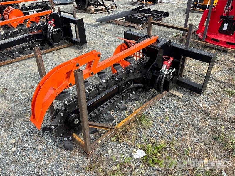 GIYI GY-Y D380 36 in Skid Steer Trencher (Unused) Grabenfräse