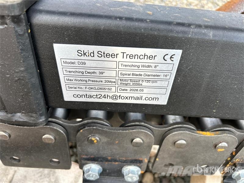 GIYI GY-Y D380 Skid Steer Trencher (Unused) Rovokopači freze za kanale Trenčeri