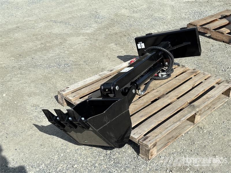 GIYI GY-ZWB 12 in Mini Skid Steer Backhoe (Unused) Nakladalne žlice