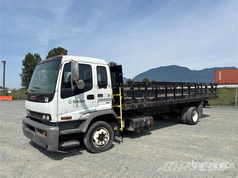 GMC T6500 Plošinové nákladné automobily/nákladné automobily so sklápacími bočnicami