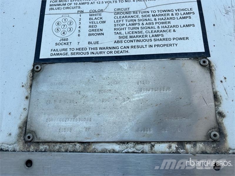 Great Dane 53 ft x 102 in T/A Van Trailer Furgons