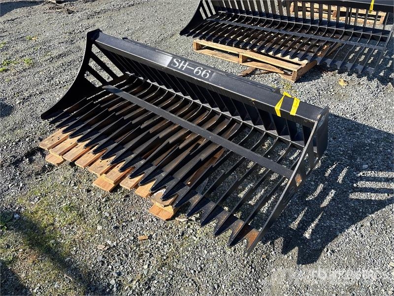Greatbear 66 in Skeleton Skid Steer Bucket (Unused Cucharones