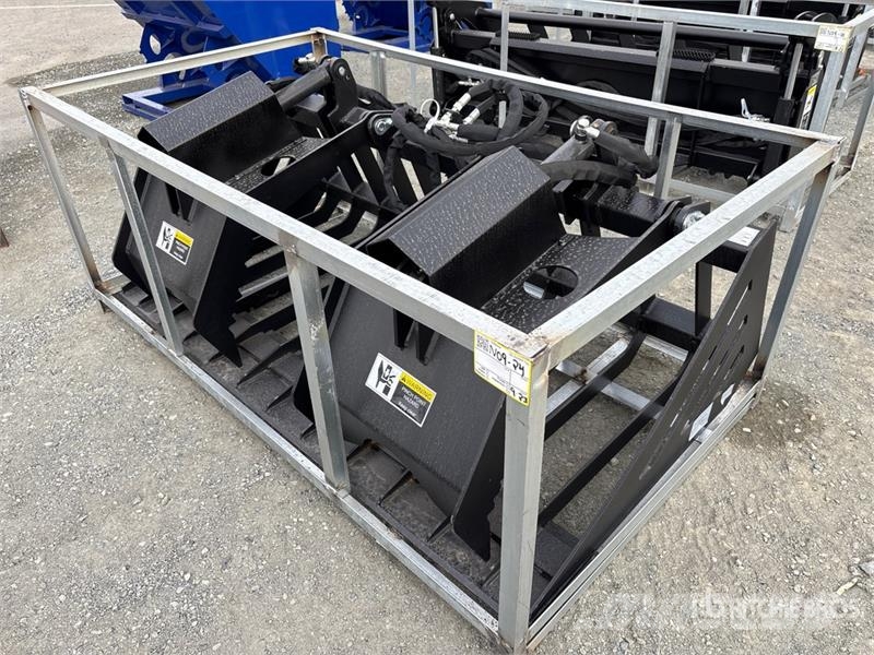  Greatbear 72 in Rock Skid Steer Grapple Bucket (Un Grapples