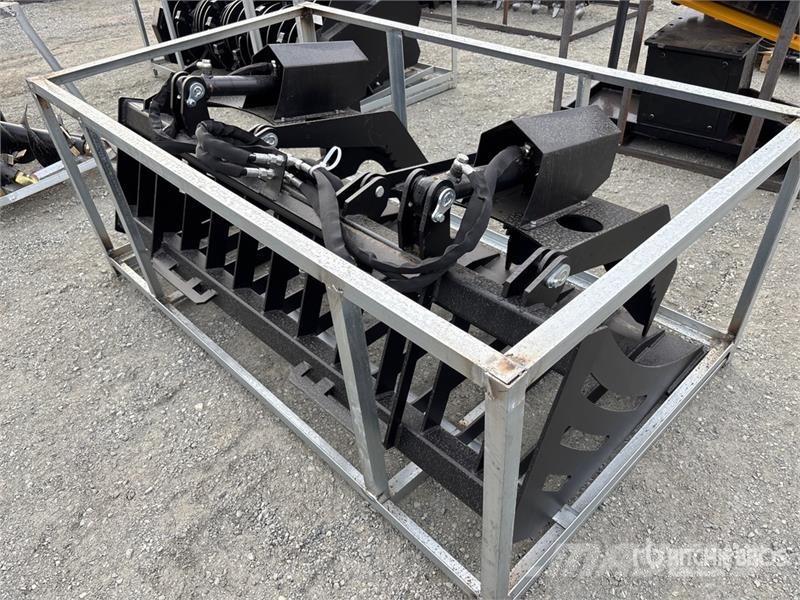  Greatbear 72 in Rock Skid Steer Grapple Bucket (Un Grapples