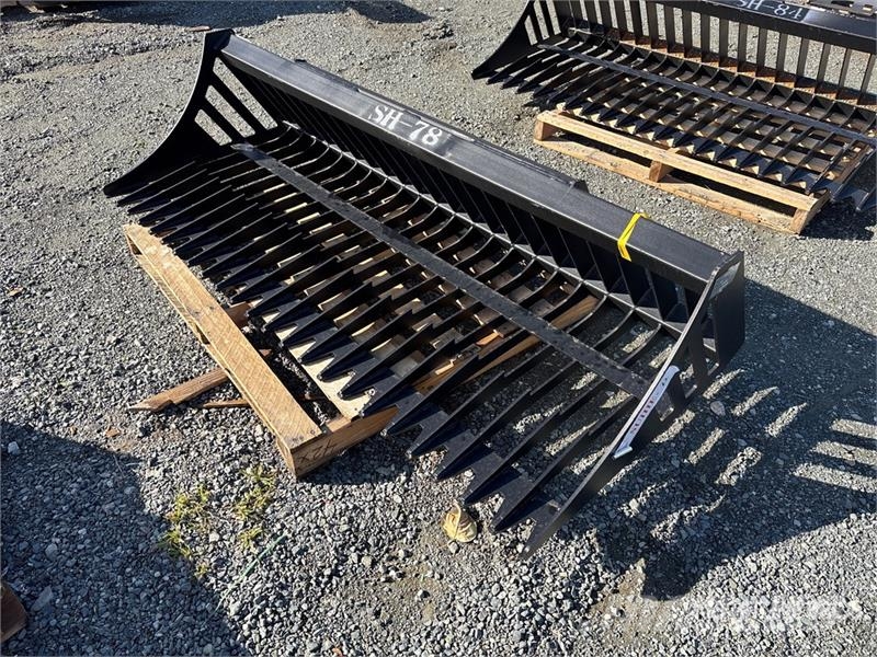 Greatbear 78 in Skeleton Skid Steer Bucket (Unused Cucharones