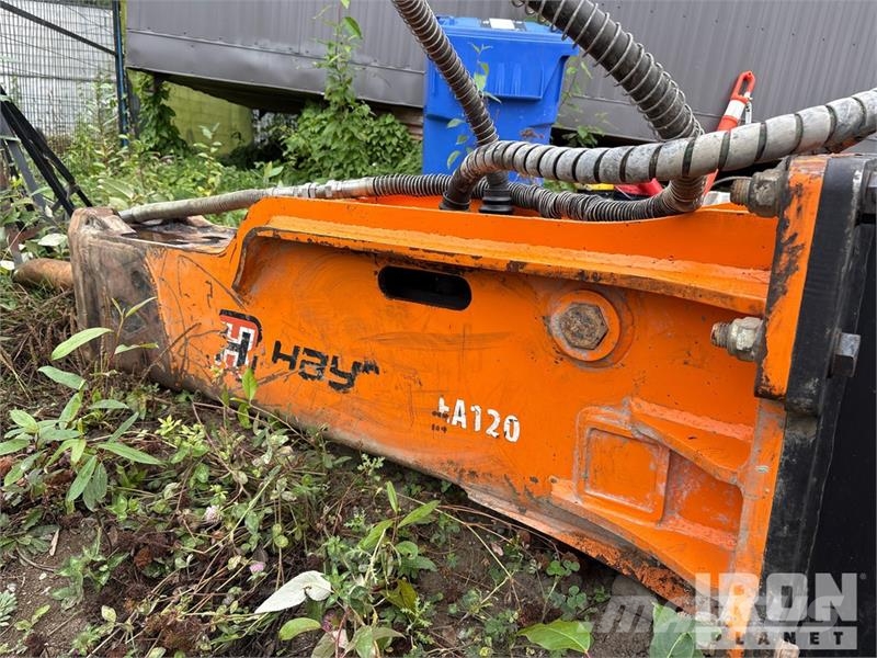 Hayco EA120 Q/C Hydraulic Breaker - Fits Excavator مكونات أخرى