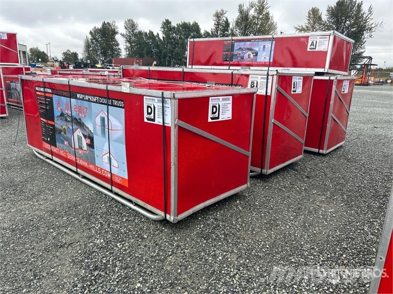  HIlls Industrial 805026 50 ft x 80 ft Double Truss Stahlrahmenaufbauten