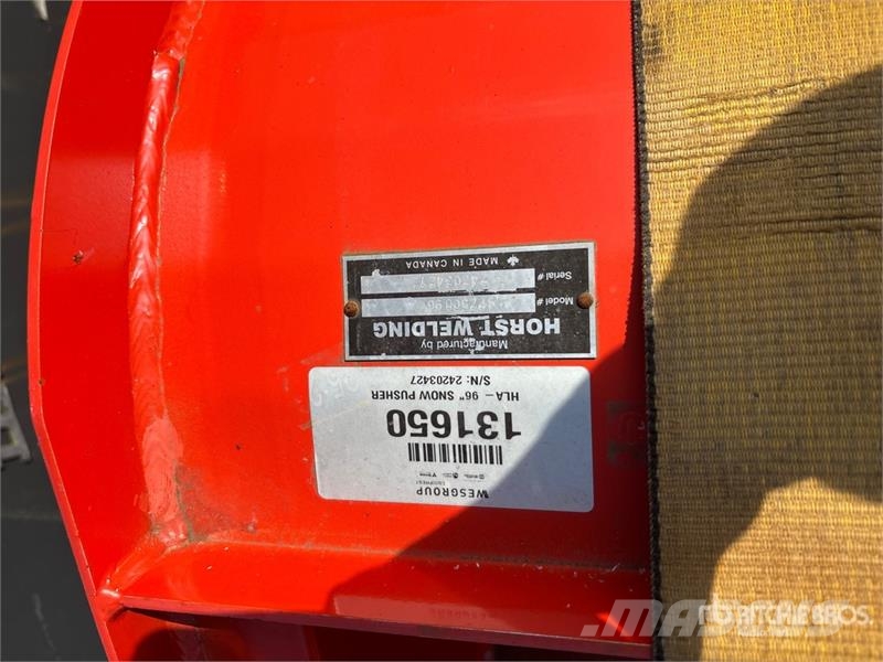 HLA 96 in Skid Steer Snow Pusher Schneeschilde und -pflüge