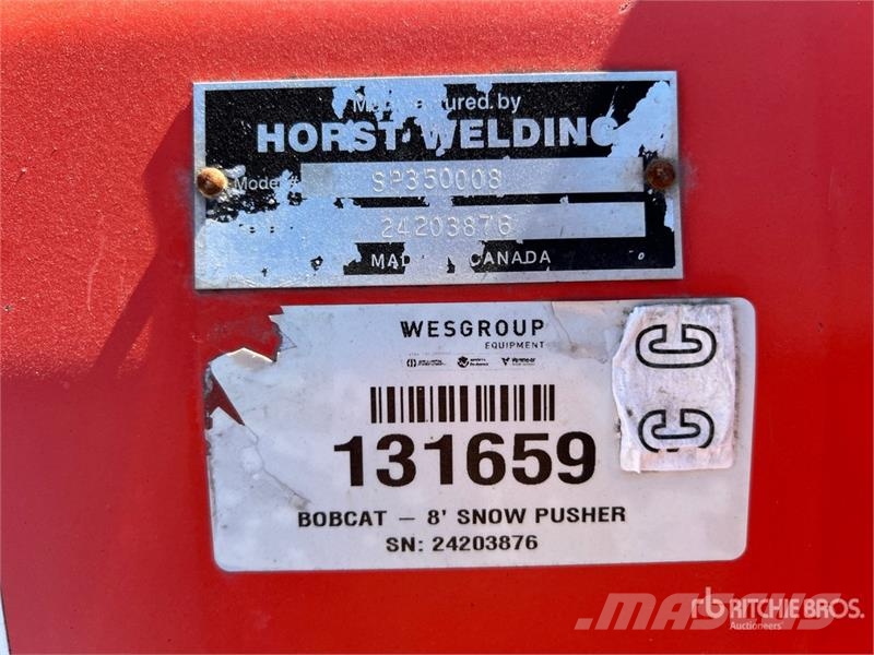 HLA LA-SP350008LF 96 in Skid Steer Snow Pusher (Unused Snežne daske i plugovi