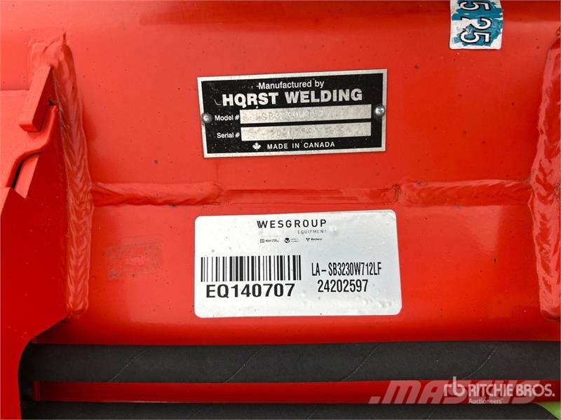 Horst Welding 84 in Skid Steer Snow Blade (Unused) Snöblad och plogar