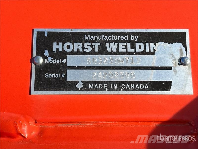 Horst Welding 96 in Skid Steer Snow Blade (Unused) Sniego peiliai ir valytuvai